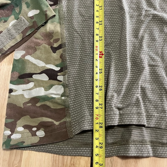 Large Army Combat Shirt Zipper Flame Resistant OCP Uniform ACS USG Camo FR Long - Picture 6 of 11